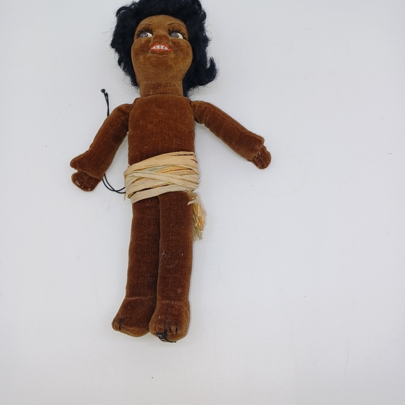Vintage Nora Wellings Islander doll Circa 1926 Velveteen hand-painted face - Picture 13 of 13